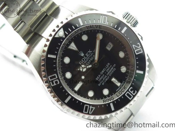 0107 Sea-Dweller DEEPSEA 116660 GMF 316L Steel Black Dial on SS Bracelet A UrbanChic 2959